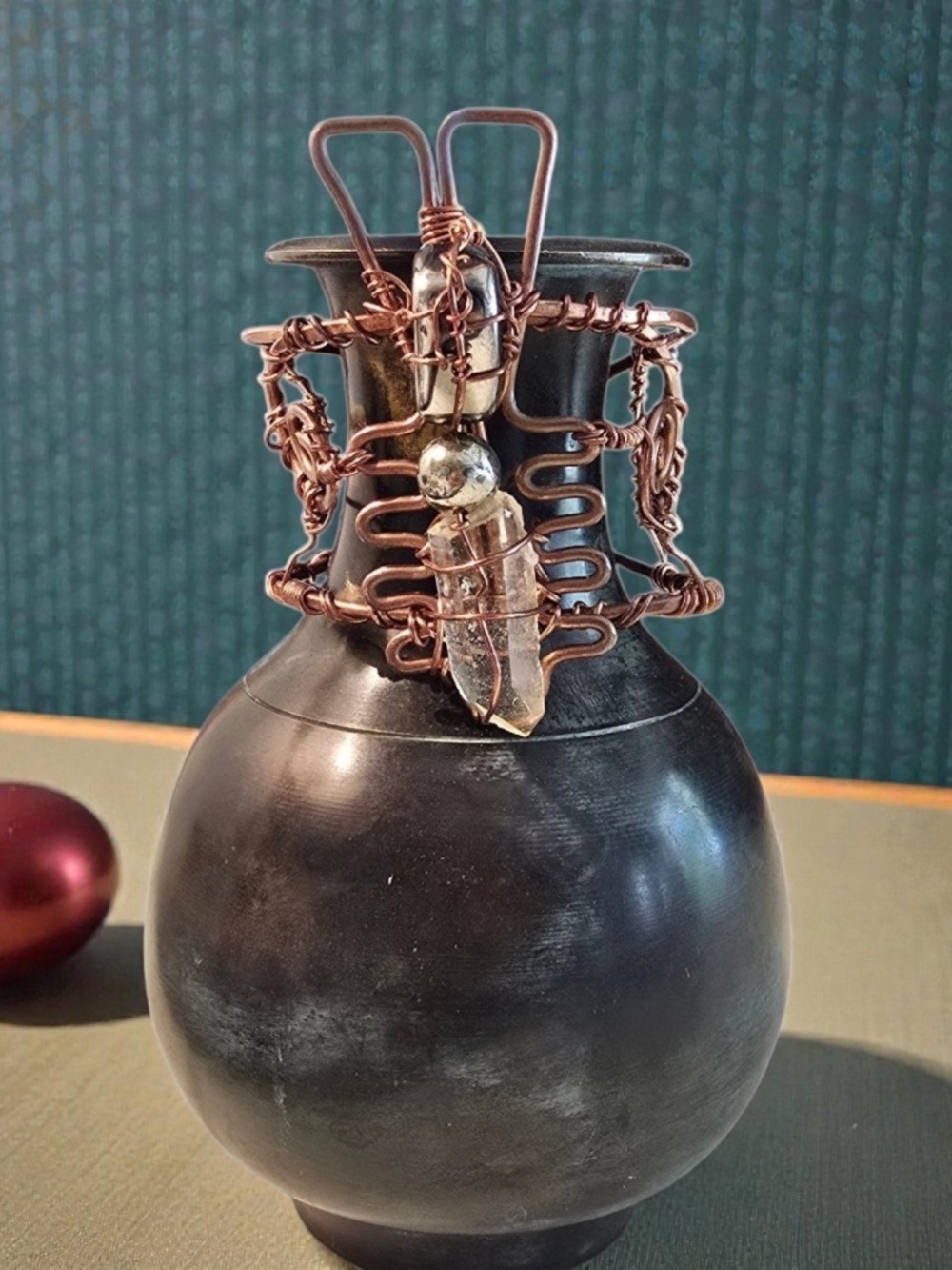 Handcrafted Copper Wire Butterfly Cuff